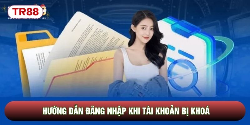 Hướng dẫn đăng nhập khi tài khoản bị khoá